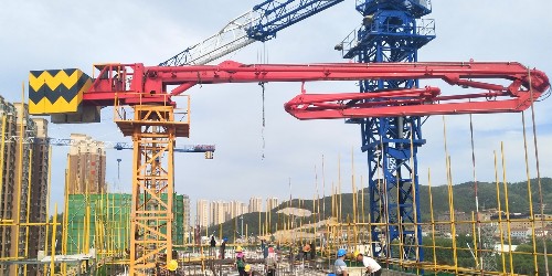 樓板頂升式液壓布料機(jī)固定、頂升操作要點(diǎn)