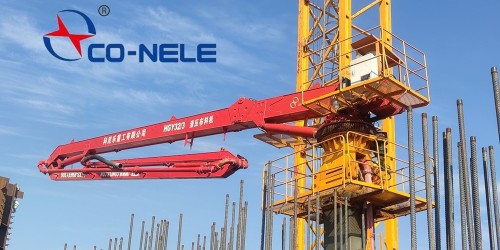 穩(wěn)定可靠，為建筑施工保駕護航   ——科尼樂樓板頂升式液壓布料機的核心價值