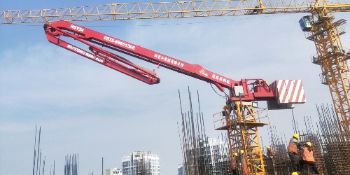 科尼樂重工液壓布料機(jī)-破解高層建筑施工難題